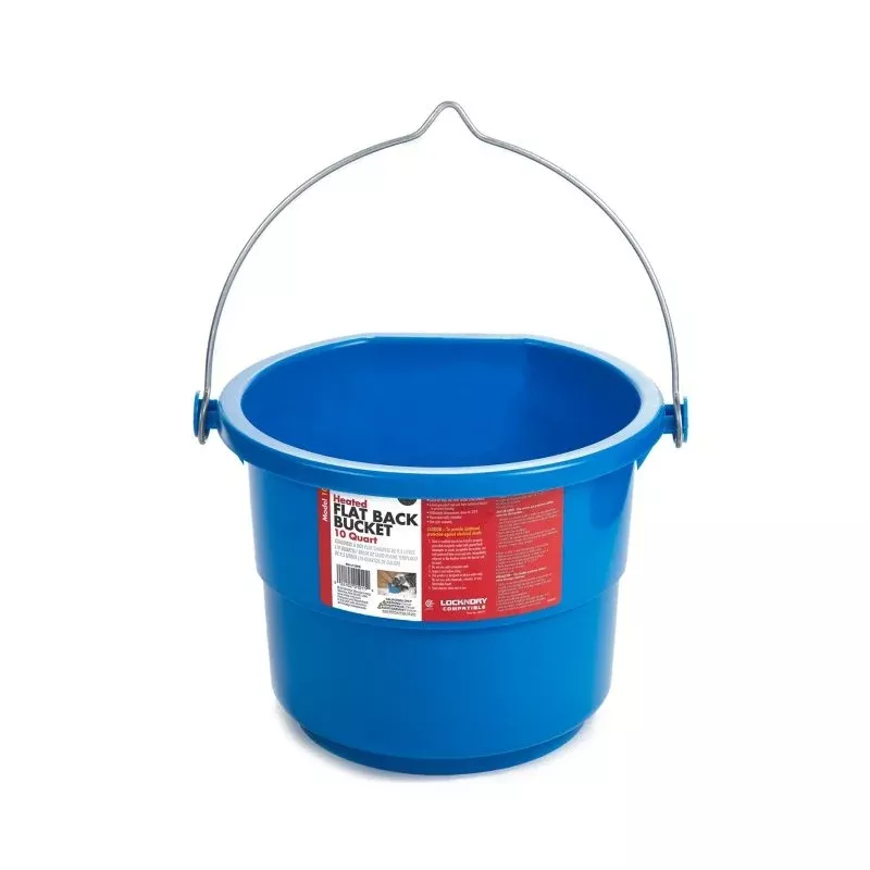 10 Quart Heated Flat Back Bucket