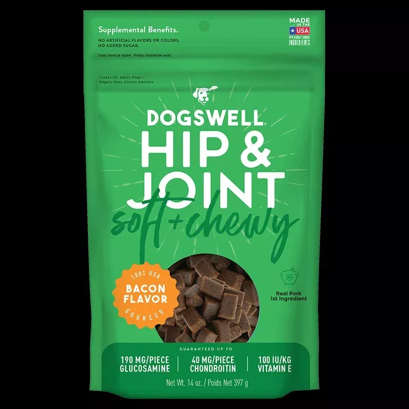 Dogswell Bacon Flavor Hip & Joint Soft & Chewy Dog Treats