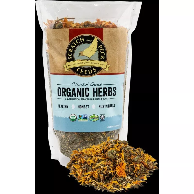 Scratch and Peck Feeds Cluckin Good Organic Herbs